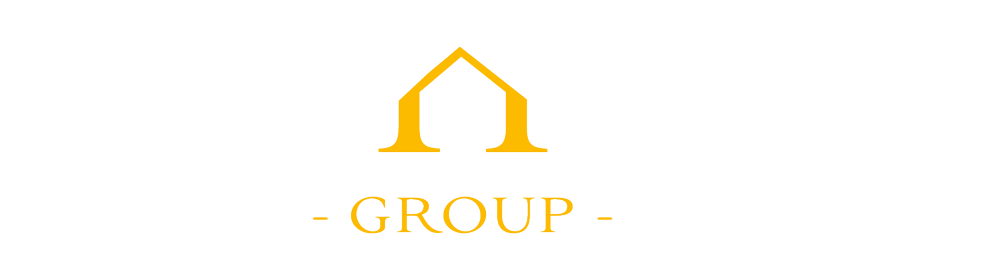 Logo Dekam Group blanc et jaune
